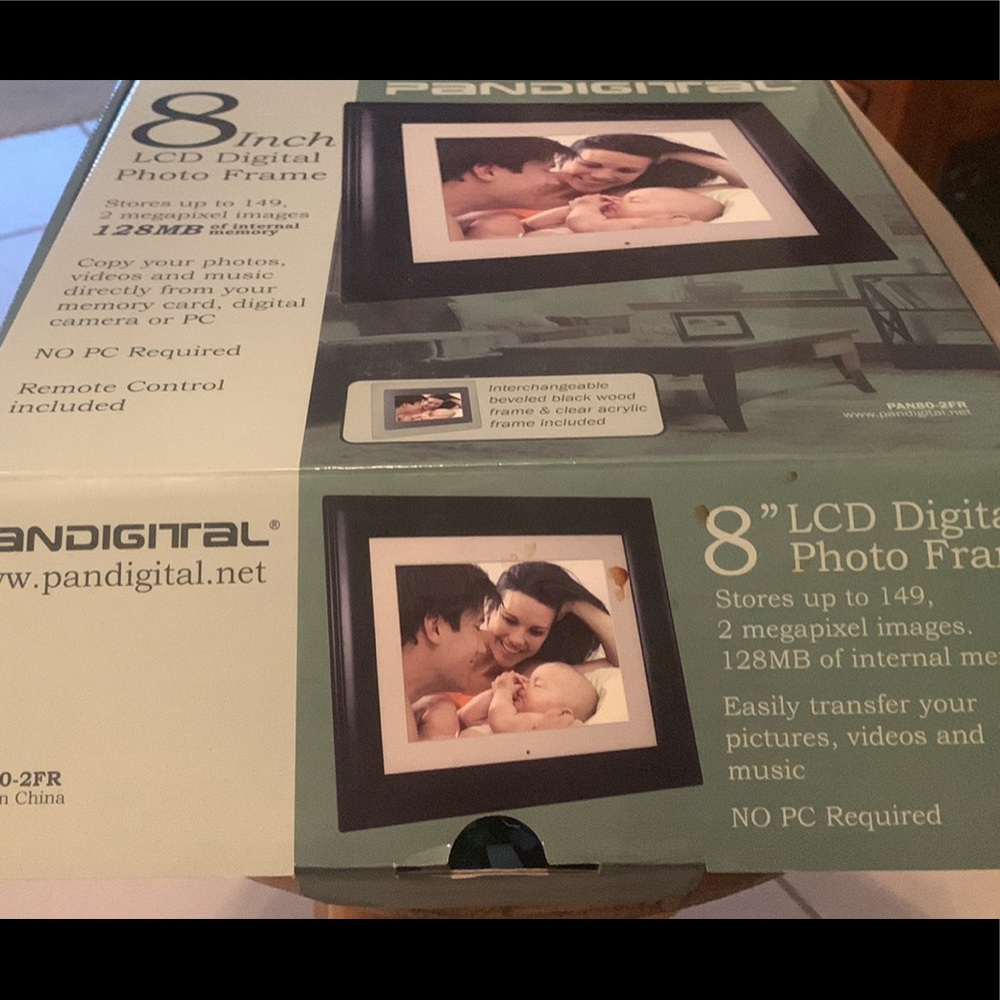 8 inch LCD digital photo frame